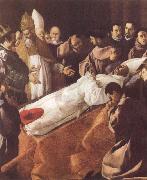 Francisco de Zurbaran The Lying-in-State of St Bonaventure Spain oil painting artist